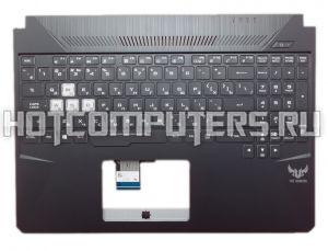 Клавиатура для ноутбука Asus FX505DT-1A, p/n: 90NR02D1-R31RU0, черная c черным топкейсом