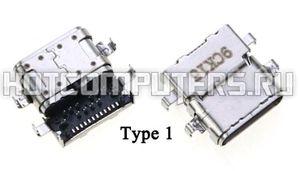 Разъем USB TYPE-C для ноутбука Lenovo ThinkPad E480 E485 E580 E585 R480 E590 VER-1 (9CK15)