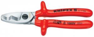 Ножницы для резки кабелей с двойными режущими кромками 95 17 200, KNIPEX KN-9517200 (KN-9517200)