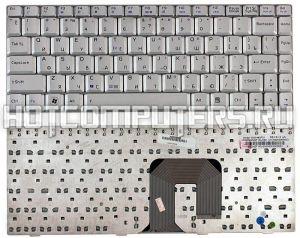 Клавиатура для ноутбуков Asus U3, F9, F6, F6A, F6E, F6H, F6S, F6V, F6Ve Series, p/n: K030462Q1, 04GNER1KRU00, 04GNQF1KRU10, русская, серебристая