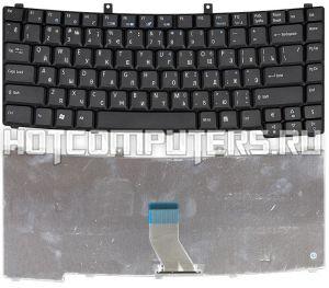Клавиатура для ноутбуков Acer TravelMate 2300, 2310, 2410, 2420, 2430, 2440, 2460, 2480, 3240, 3260, 3270, 3280 Series, p/n: 9J.N7082.40R, русская, черная