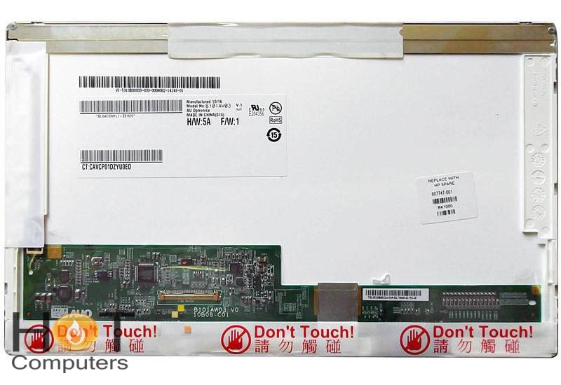 Матрица совместимая с B101AW03 V.1, 10.1" дюйма, 1024х600 (WSVGA), Светодиодная (LED)