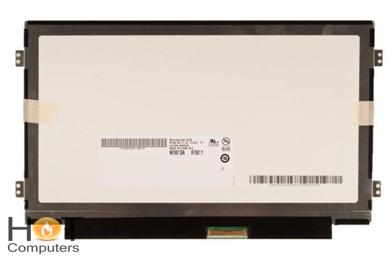 Матрица совместимая с B101AW06 V.1, 10.1" дюйма 1024х600 (WSVGA), Светодиодная (LED)