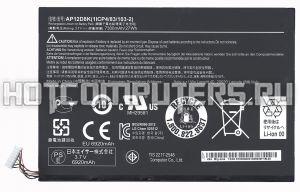 АКБ, Аккумуляторная батарея p/n: AP12D8K для планшета Acer Iconia Tab W510 series, 27Wh