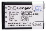 Аккумуляторная батарея CameronSino CS-BX1MX для фото и видеокамеры Sony Cyber-shot DSC-HX50, HX60, HX90V, HX300, RX (NP-BX1) 1150mah
