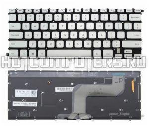 Клавиатура для ноутбука Dell Inspiron 14-7000, 14-7437 Series, p/n: 0VK5RX, NSK-LF0BW, серебристая с подсветкой