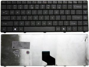 Клавиатура для ноутбуков Gateway NV40, NV42, NV44, NV48, NV4000, NV4005, NV4005V Series, p/n: NSK-GP00R, 9J.N1R82.00R, KB.I140G.103, русская, черная