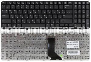 Клавиатура для ноутбуков HP Pavilion G60, Compaq Presario CQ60 Series, p/n: 9J.N0Y82.A0R, 502958-001, 90.4AH07.S01, русская, черная
