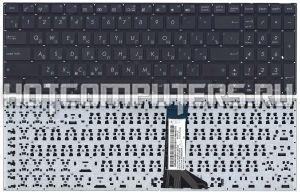 Клавиатура для ноутбуков Asus A555, D550, F551, F555, X551, X553, X555, Transformer Book Flip TP550, VivoBook S550CA Series, p/n: KNB0-612ERU00, 0KNB0-312ARU00, MP-13K93SU-9202, русская, черная без рамки, плоский Enter
