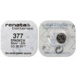 Батарейка оксид-серебряная RENATA R377 (SR626 SW/G4) для часов