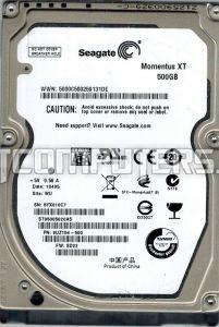 Жесткий диск Seagate Momentus XT 2.5" HDD 500GB ST95005620AS