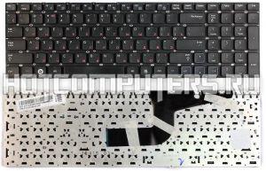 Клавиатура для ноутбуков Samsung RC710/RC711 Series, Русская, Чёрная, p/n: 9Z.N6ASN.11D