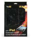 Чехол-подставка кожанный TopON TOP-PAD со встроенным аккумулятором на 5400mAh для планшета Apple iPad 2, iPad 3, iPad 4. Черный