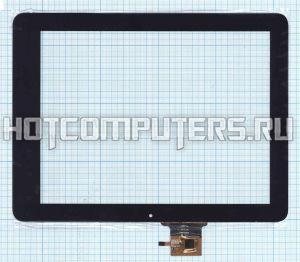 Сенсорное стекло (тачскрин) PB97DR971 для планшета TeXet TM-9725, DNS Air Tab M974g, Flytouch G08S черный