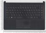 Клавиатура для ноутбука HP 14-DF Series, черная с черным топкейсом