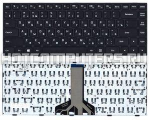 Клавиатура для ноутбука Lenovo IdeaPad 100-14IBD Series, черная с черной рамкой