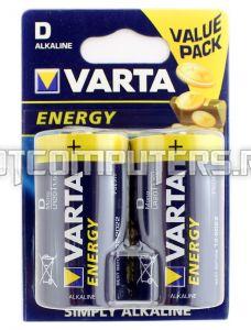 Батарейка щелочная VARTA LR20 (D) Energy 1.5V 2шт. (4120 229 412)