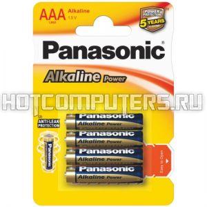 Батарейка щелочная Panasonic LR03 (AAA) Alkaline, 1.5V (4шт.)