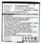 Аккумуляторная батарея CameronSino CS-MOA855SL для телефона Motorola Cliq MB200, Droid A855, A855, DEXT Cliq (BP6X, HP6X) 1300mAh
