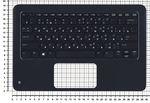 Клавиатура для ноутбука HP ProBook X360 11 G1 EE, G2 EE Series, p/n: 918554-001, черная с черным топкейсом