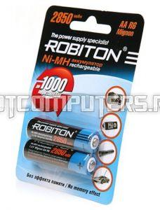 Аккумуляторы типа AA Robiton R6 (комплект 2 штуки) 2850mAh