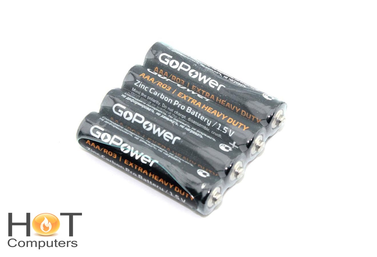 Батарейка GoPower R03 (ААА) SR4 4шт.