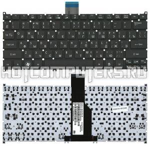 Клавиатура для ноутбуков Acer Aspire S3, S3-951, S5-391, V5-121, Aspire One 756, TravelMate B1 Series, p/n: 90.4BT07.A0R, V128230AS1, NSK-R12PW, русская, черная