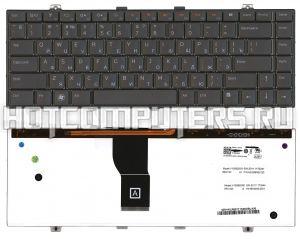 Клавиатура для ноутбуков Dell Studio 14Z, 1440, 1457, 1450, 15701 Series, p/n: V100825IS1, AEGM6R00120, 550109A00-203-G, русская, черная с подсветкой