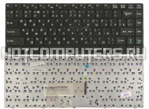 Клавиатура для ноутбуков MSI CX480 X350 X360 X370 X420 X460 X460DX Series, Русская, Чёрные кнопки, Чёрная рамка, p/n: S1II-2EUS231-SA0