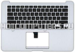 Клавиатура для ноутбуков Apple A1369 Series, 2010+, Топ панель, плоский ENTER, без подсветки, Русская, Чёрная