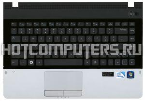 Клавиатура топ-панелью для ноутбуков Samsung 300E4A Series, Русская, Чёрная (9Z.N5PSN.70R)