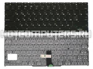 Клавиатура p/n: MC505LL/A* для ноутбуков Apple A1370 Series, 2010+, плоский ENTER, без подсветки, Русская, Чёрная