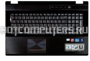 Клавиатура для ноутбука Samsung RC720 черная топ-панель