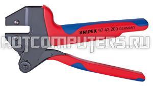 Инструмент для опрессовки системный, для сменных опрессовочных плашек 97 43 200A, KNIPEX KN-9743200A (KN-9743200A)
