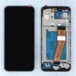 Модуль (матрица + тачскрин) для Samsung Galaxy A03 SM-A035F черный с рамкой