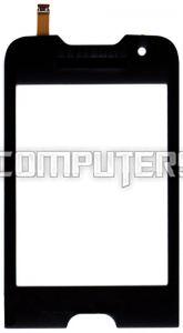 Сенсорное стекло (тачскрин) 2.8", для Samsung S5600 Preston черное, 320x240