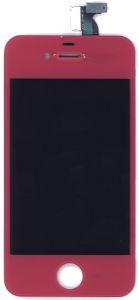 Модуль (матрица + тачскрин) 3.5", для Apple iPhone 4S pink без крепежа, 640x960