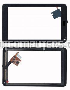 Сенсорное стекло (тачскрин) 8.9", для LG Optimus Pad V900 черное, 1280x768 (WXGA)