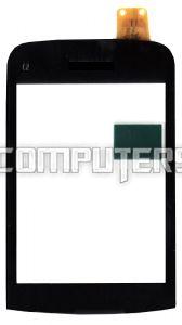 Сенсорное стекло (тачскрин) 2.0", для Nokia С2 черное, 320x240