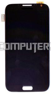 Модуль (матрица + тачскрин), 5.55", для Samsung Galaxy Note 2 N7100 коричневый, 1280x720 (SD+)