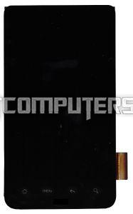Модуль (матрица + тачскрин) 83H00323-09, 4.3", для HTC Desire HD A9191 G10 черный, 800x480 (WVGA)