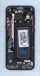 Модуль (матрица + тачскрин) для Samsung Galaxy S8 Plus SM-G955F черный с черной рамкой, Диагональ 6.2, 2960x1440