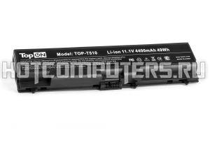 Аккумуляторная батарея TopON TOP-T510 для ноутбука Lenovo ThinkPad SL410, SL510, T410, T510, W510, E40, E50, E420, E425, E520, E525, Edge 14, 15 Series, p/n: 57Y4185, 57Y4186, 11.1V (4400mAh)