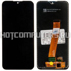 Модуль (матрица + тачскрин) для смартфона Samsung Galaxy A01 SM-A015F черный (rev B/широкий коннектор) Incell