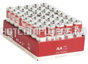 Батарейка щелочная SMARTBUY ONE LR6, AA, 40BULK (SOBA-2A40S-ECO) (40/720) (40шт.) 1.5V
