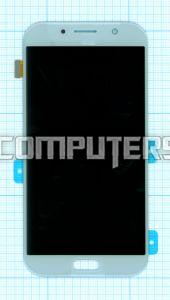 Модуль (матрица + тачскрин) для Samsung Galaxy A7 (2017) SM-A720F синий, Диагональ 5.7, 1920x1080 (Full HD)