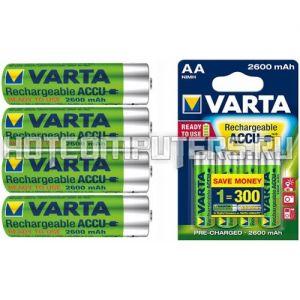 Аккумуляторная батарея Varta R6 (AA) Longlife Ni-Mh 2600mAh (4шт.)