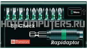 Набор 8700-9/BTZ Bit-Check – Rapidaptor 056374, WERA WE-056374 (WE-056374)