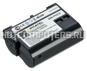 Аккумуляторная батарея Pitatel SEB-PV515 для фотоаппарата Nikon 1 V1, D600, D610, D750, D800, D810, D7000, D7100 (EN-EL15) 1900mAh